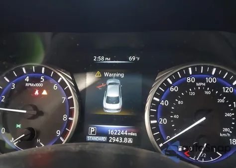 2014 Infiniti Q50 Premium z USA, uszkodzony, nr VIN JN1BV7AR2EM692944